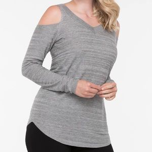 Cold Shoulder Long Sleeve Shirt from Sirens